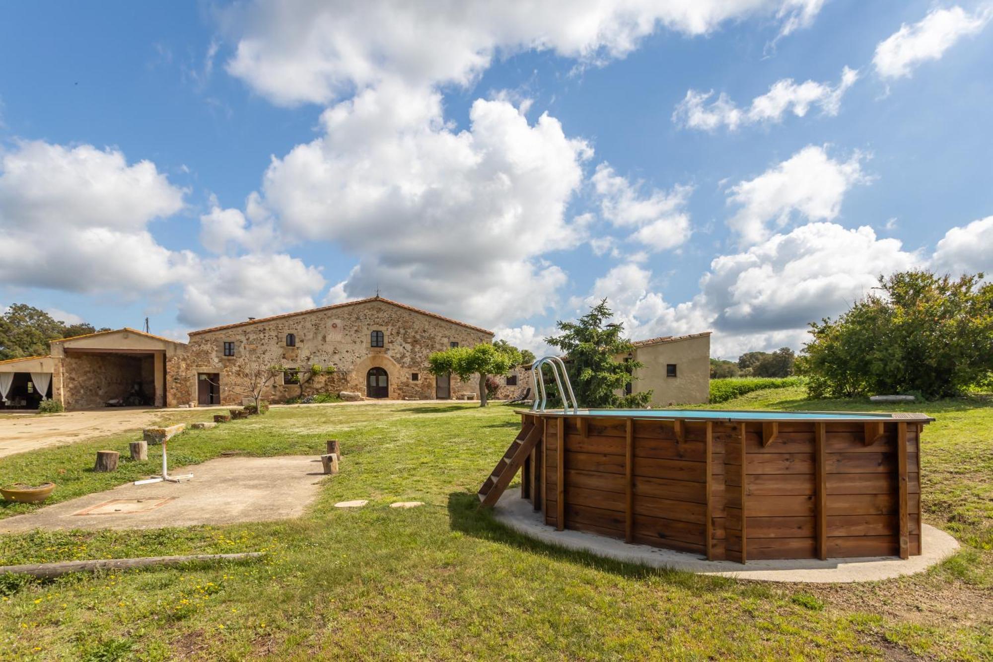 La Pahissa De Can Abras Casa Rural Girona Eksteriør bilde